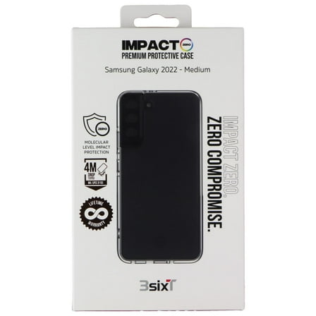 3SIXT Impact Zero Protective Case for Samsung Galaxy (S22 ) - Clear