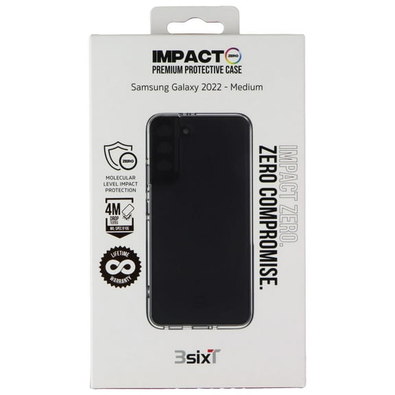 3SIXT Impact Zero Protective Case for Samsung Galaxy (S22 ) - Clear