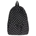 thumbnail image 2 of EDFRWWS Women Nylon Polka Dot Cute Backpack Large Capacity Bags Multiple Pockets Daily Daypack (Black), 2 of 9