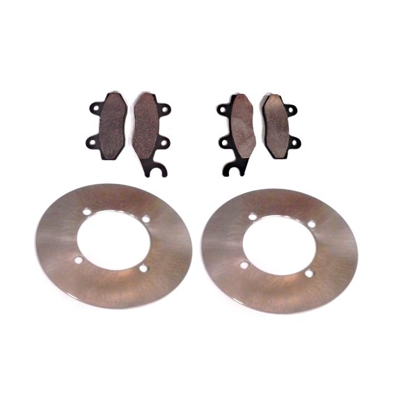 Rear Brake Rotors & Pads for Yamaha Rhino 700 2008-2013, Optimal Braking