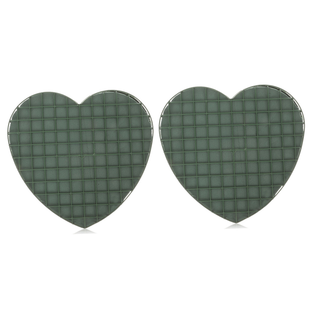 ELAYARD 2Pcs Green Floral Holding Blocks with Suction Cups for DIY Wedding Flower Arrangement