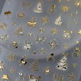 thumbnail image 5 of 2 Sheets Christmas Nail Art Stickers 5D Embossed Nail Stickers Snowflake Snowman Xmas Tree Rhinestone Star Nail Decals for Women Girls Winter Holiday Manicure DIY Nail Supplies, 5 of 7