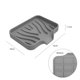 thumbnail image 4 of DQrwqpou Jabonera Silicona Soporte Esponja para Fregadero Portátil Drenable para Baño (gris), 4 of 6