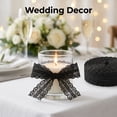 thumbnail image 5 of AK-Trading Floral Lace Ribbon 1 Inch x 10 Yards for Crafts and Decoration- Black, 5 of 11