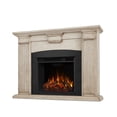 thumbnail image 3 of Real Flame Cheminée Électrique d'Intérieur Adelaide en Blanc de Brosse Sèche, 3 of 24