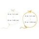 thumbnail image 3 of Europa y los Estados Unidos Frontera de Oro y Plata Pulsera de la tarjeta de parejas pulsera de cadena de estilo de las mujeres, 3 of 8