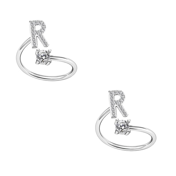 Anillos para mujer, regalos para mujer, anillo con alfabeto de moda para mujer, anillo de pareja, anillo de apertura, joyería, anillo de 2 piezas