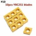 thumbnail image 1 of 10 Pcs 40 Types Embouts en Carbure CNC Outil de Tour de Lame + Boîte, 1 of 6