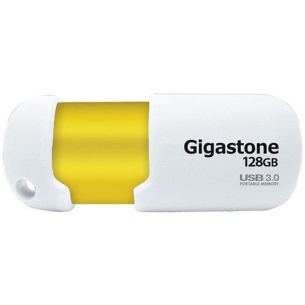 Gigastone - USB flash drive - 128 GB - USB 3.0 - white, gold - image 2 of 2