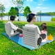 thumbnail image 5 of DQrwqpou Silla Plegable Inflable Portátil para Acampar Al Aire Libre Picnic Playa Cojín (azul), 5 of 8