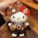 thumbnail image 2 of hello Cartoon Red Glasses Apron Keychain Plush Toy Backpack Doll Plush Keychain for Women Style 18, 2 of 2