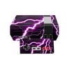 Skin Decal Wrap Compatible With Nintendo NES Classic Edition Purple Lightning