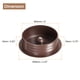 thumbnail image 2 of Uxcell 4Pack 2 Inch Cable Hole Cover ABS Office Desk Cable Wire Cord Grommet, Brown, 2 of 6