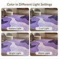 thumbnail image 7 of ODIKA Purple Abstract Brushstroke Swirls Inspired Solid Minimalist Pet Friendly & Kids Safe Bedside for Bedroom, Nursery, RV, 7 of 7