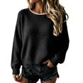thumbnail image 2 of Goodw7 Women's Casual Round Neck Pullover, Loose Fit Color Block Knit Sweater, Comfortable Top Suitable for Daily Wear Weekend Trips and Casual Gatherings, 2 of 6