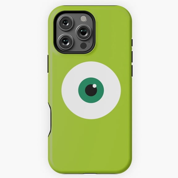 Funny Mike Wazowski from Monsters Inc, Cute One-Eyed Monster P714 Phone Case for iPhone 11 12 13 14 15 16 17 Pro Max