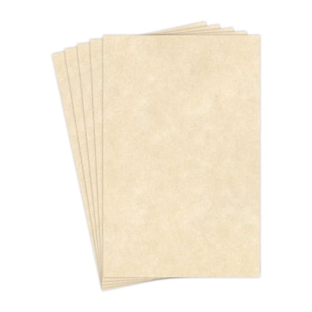 Natural Stationery Parchment Paper | 24 Lb Bond / 60 Lb Text / 90 Gsm Paper | 50 Sheets Per Pack | 11 X 17 Inches