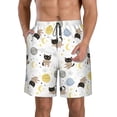 thumbnail image 1 of Fotbe Cute Cat Trajes de Baño Estampados para Hombre, Shorts de Verano de Secado Rápido, Ropa de Playa, Bañadores-Medium, 1 of 6