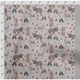 thumbnail image 4 of Soimoi Dog Print,Cotton Poplin, Sewing Fabric Sold by The Yard 42 Inch Wide,Sewing Craft Quilting/Quilt Making Fabric, Dusty Gray, 4 of 5