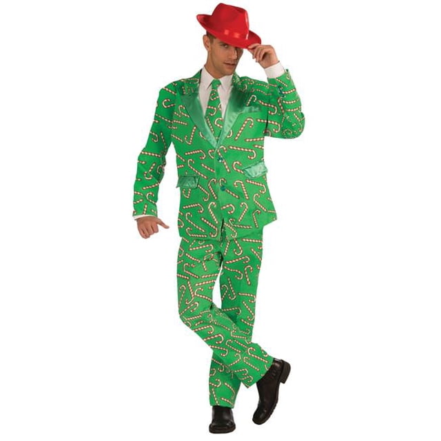 Candy Cane Suit Adult Costume, Extra Large