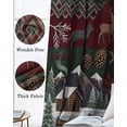 thumbnail image 3 of Western Boho Blackout Curtains for Bedroom Living Room Darkening Curtains 54 Inch Long Farmhouse Country Rustic Chic Wild Nature Cabin Deer Short Curtain for Small Window Treatment Drapes 42"x54"x2, 3 of 9