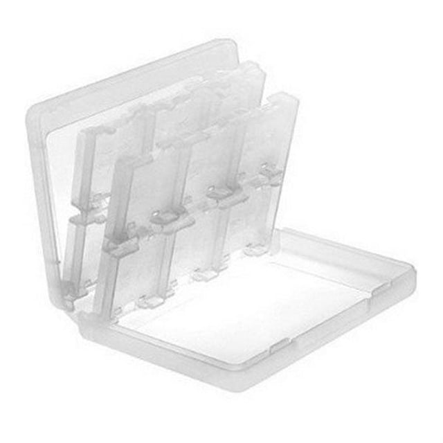 Shisuyan Game Card Box Game Cards Organizer Holder White 1Pcs 5.1X3.5X1.0In