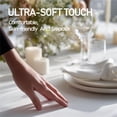 thumbnail image 6 of 6-Pack White Rectangle Tablecloths 90x132 Inch, Polyester Fabric for 8 ft Tables, Wrinkle Resistant & Washable for Weddings & Banquets, 6 of 10