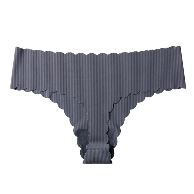 Clearance Sale 2025 Women's Panties Ladies Sports Briefs Seamless Breathable Rib Cotton Stretch Soft Low Rise Thong