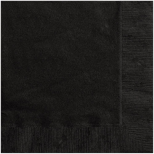 Black Cocktail Napkins, 20ct by Unique Industries