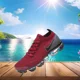 thumbnail image 3 of √ Nike Air VaporMax 2018 FK Men's Wine red dark gray Sneakers Running Shoes, 3 of 6