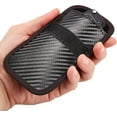 thumbnail image 4 of Faraday Pouch for Car Keys, Car RFID Signal Blocking Holder, Key Fob Protector, Double-Layers of Shielding Carbon Fiber Material Anti-Theft Faraday Pouch(2 Pack), 4 of 6