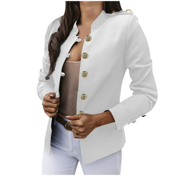 fvwitlyh Sequin Blazer Women's Open Front Office Work Business Crop Suit Blazer Jacket