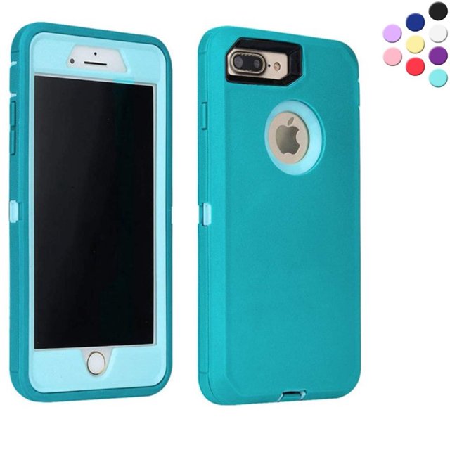 Entronix Funda Resistente para iPhone 11 Pro Max, Triple Capa a Prueba de Golpes y Protección contra Caídas, Color Verde Azulado