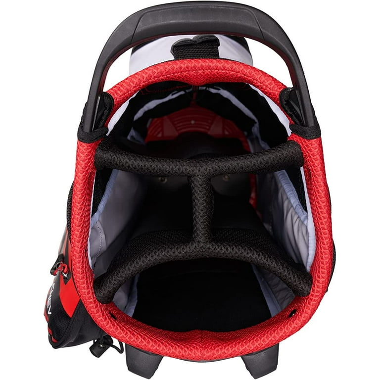 Callaway Chev Stand Golf Bag, Nylon White Black Fire Callaway Chev Stand Golf Bag, Nylon White Black Fire
