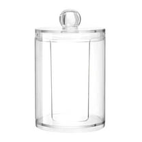 Zmeidao Cosmetic Cotton Pad Holder, Makeup Cotton Rounds Holder, Storage Box Cotton Stick Container Cosmetic Pads Dispenzer Acrylic Cosmetic Organizer Cotton Pad Dispenser