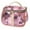 Pink, variant on Lume Wear Large Capacity Portable Retro Vanity Makeup Organizer. A Waterproof Transparent Toiletry Bag for Travel And Portable Storage for Ladies