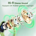 thumbnail image 3 of Auriculares inalámbricos Aptkdoe 75hrs Bluetooth 5.3 Auriculares verdes, 3 of 7