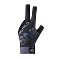 thumbnail image 2 of Sioweci Billiard Pool Gloves 3 Finger Design Left Hand Snooker Cue Sport Glove Breathable Elastic Billiard Gloves for Men Women Black Gray, 2 of 13