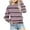 Pink, variant on EQWLJWE Girls Striped Color Block Sweatshirts Kids Tie Dye Crewneck Long Sleeve Pullover Tops Green for 3-4 Years