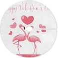 thumbnail image 1 of FMSHPON Flamingo Lover Xmas Christmas Tree Skirt Stand Mat for Holiday Party Decoration Indoor Outdoor 36 inches, 1 of 6