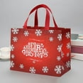 thumbnail image 5 of Multipurpose Christmas Tote Bags with Sturdy Handles for Holiday Gift Wrapping, Reusable Grocery Shopping, and Party Decorations, 5 of 8