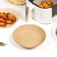 thumbnail image 5 of Pcs Friteuse à Air Chaud Papier Jetable Antiadhésif Rond Four Poêle Résistant à l'Huile Assiette Barbecue Ménagère, 5 of 5