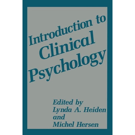 Introduction to Clinical Psychology, (Paperback)