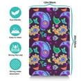 thumbnail image 5 of Pet Feeding Mat with Elegant Floral Paisley Boho Vintage Retro Abstract Decorative Pattern, Absorbent Waterproof Non-Slip, 5 of 7