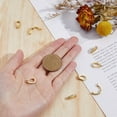 thumbnail image 4 of 8pcs Brass Micro Pave Cubic Zirconia Enhancer Shortener Pendant Bails Hinged Bails with Loop Lead Free & Nickel Free & Cadmium Free Golden 14x7.5x2.8mm Hole: 1.2mm Inner Diameter: 7.7x4.1mm, 4 of 5