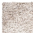 thumbnail image 2 of SAFAVIEH Rio Kynaston Solid Polyester Shag Area Rug, Beige/Ivory, 6' x 6' Square, 2 of 9