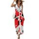 thumbnail image 1 of Vestido De Noche De Lujo Sin Mangas Para Mujer, Abstract Geometrical Vestido De Fiesta, 1 of 5