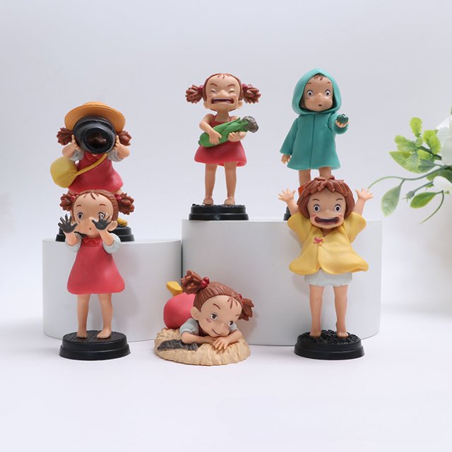 1pc random color Cute PVC Action Figure Toy Model Doll Machine Gashapon Figure for Goldfish Princess Random Color