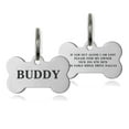 thumbnail image 5 of Custom Dog Tag, Personalized Stainless Steel Pet ID Collar Tags,  Custom Text Both Sides Engraved, Multi-Colors for Dogs and Cats, 5 of 6