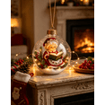 thumbnail image 5 of 3D Lighted Christmas Ball Ornament, Button Battery Hanging Light for Christmas Tree Decor, Window, Mantel, Holiday Gift, 5 of 8